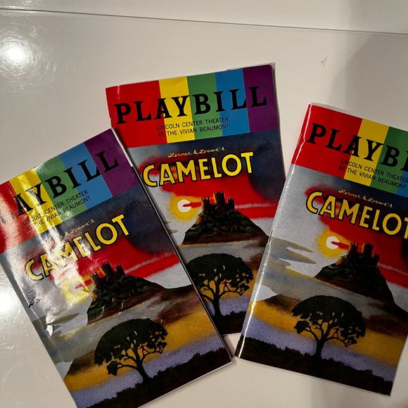 Camelot Broadyway Playbill (from Pride Month) (Set‎ of THREE) (books) - Picture 1 of 9
